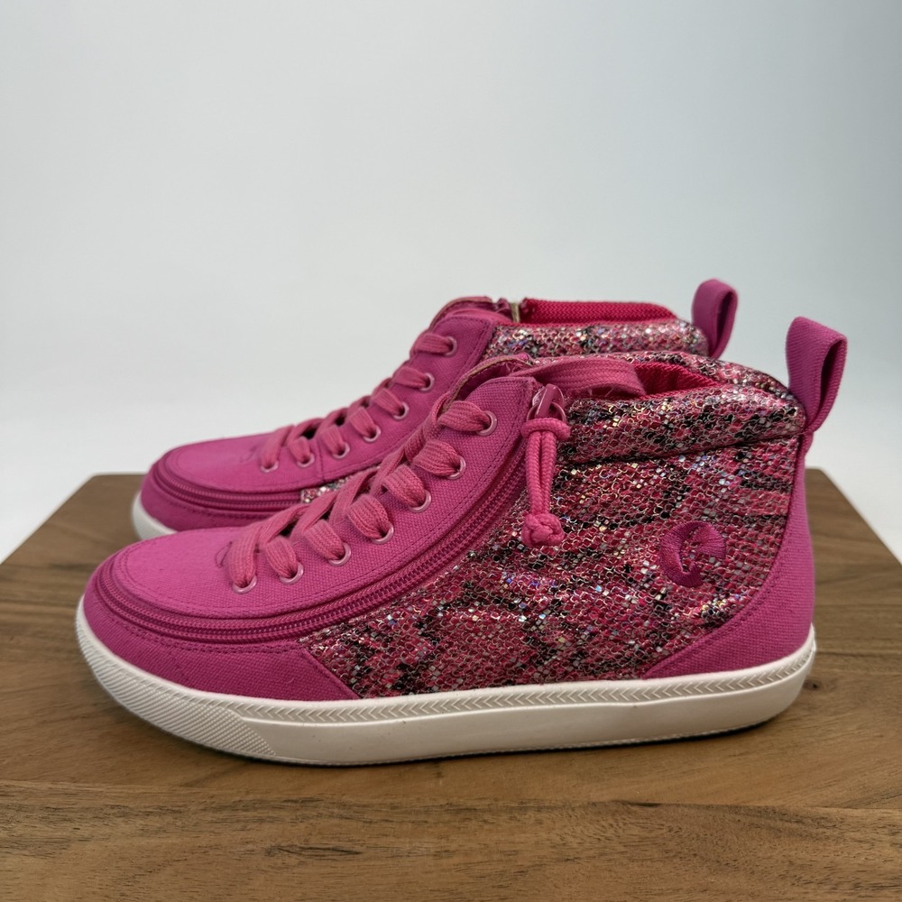 New Big Kids Billy Classic D|R High II‎ Pink Scale Casual Sneakers Size 6 Y NIB - Picture 2 of 8